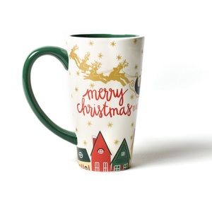 Coton Colors Retro Christmas Village Mug - NEW IN BOX